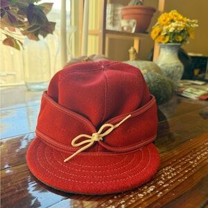 NWOT‎ The Original Stormy Kromer Red Wool Cap Size 7 & 1/2